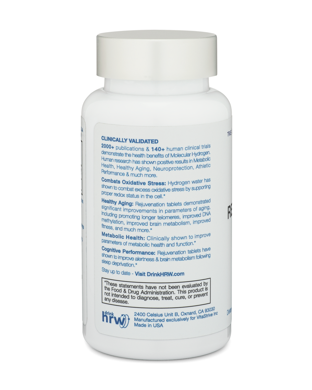 Drink HRW Rejuvenation H2 Tablets