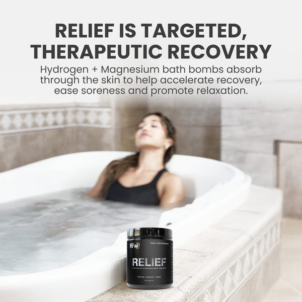 RELIEF Hydrogen Bath Bomb Tablets